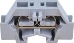 Tracon Mini rugós ipari sorozatkapocs, csavarral rögzíthető, szürke, 500V 24A 0.08-2.5 mm2 2P (TSKD2, 5) (TSKD2,5)