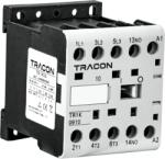 Tracon Segédkontaktor, 660V, 50Hz, 6A, 2, 2kW, 110V AC, 3xNO+1xNC (TR1K0601F7) (TR1K0601F7)