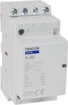 Tracon Installációs kontaktor, 230V AC, 50Hz, 2 Mod, 4×NO, AC1/AC7a, 25A (SHK4-25) (SHK4-25)