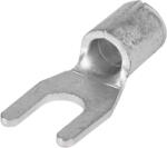 Tracon Szigeteletlen villás saru, ónozott elektrolitréz, 1, 5mm2, M4, (d1=1, 7mm, d2=4, 3mm) (V1.5-4) (V1.5-4)