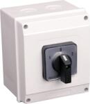 TRACON Tokozott közvetlen irányváltó motorkapcsoló, 1-0-2, 400V, 50Hz, 25A, 7, 5kW, 48×48mm, IP65 (TKM-25/NT65) (TKM-25/NT65)
