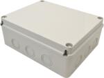 Tracon Elektronikai doboz, világos szürke, teli fedéllel, 250×200×90, IP67 (MED25209) (MED25209)