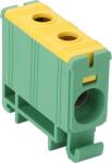 Tracon Főáramköri leágazó kapocs, sínre szerelhető, zöld-sárga, 2.5-35mm2, max. 1000VAC, 1500VDC, max. 135A (FLEAL-35/1ZS) (FLEAL-35/1ZS)