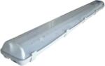 TRACON Védett lámpatest LED csövekhez, egyoldalas betáp, 230 V, 50 Hz, G13, 1200 mm, IP65, ABS/PC, (TLFVLED212) (TLFVLED212)