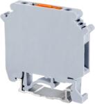 Tracon Szakaszolható ipari sorozatkapocs, csavaros, sínre, szürke, 0, 2-4mm2, 800VAC, 16A (TSKA4LEV) (TSKA4LEV)