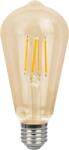 TRACON COG LED fényforrás, arany, 230 VAC, E27, 8W, 800 lm, ST64, 2500K, EEI=F (FILGST648W) (FILGST648W)