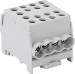 Tracon Főáramköri leágazó kapocs, sínre szerelhető, szürke, 6-35mm2, max. 1000VAC/DC, max. 125A (FLECU-35-25-4) (FLECU-35-25-4)
