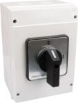 TRACON Tokozott kézikapcsoló, BE-KI, 400V, 50Hz, 160A, 3P, 37kW, 88×88mm, 90°, IP65 (TK-169/3T65) (TK-169/3T65)