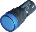 Tracon LED-es jelzőlámpa, kék, 230V AC, d=16mm (LJL16-AC230B) (LJL16-AC230B)