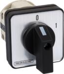 TRACON Kézikapcsoló, BE-KI, 400V, 50Hz, 25A, 3P, 7, 5kW, 48×48mm, 60° (TK-256/3) (TK-256/3)