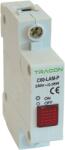 TRACON Sorolható ledes jelzőlámpa, piros, 230V, 0, 6 W (C60-LAM-P-L) (C60-LAM-P-L)