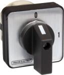 TRACON Kézikapcsoló, BE-KI, 400V, 50Hz, 125A, 3P, 30kW, 88×88mm, 90° (TK-129/3) (TK-129/3)