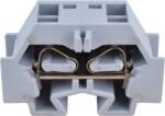 Tracon Mini rugós ipari sorozatkapocs, csavarral rögzíthető, szürke, 690V 32A 0.08-4 mm2 2P (TSKD4D) (TSKD4D)