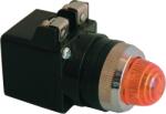 Tracon Jelzőlámpa, műanyag testű kék, transzformátorral, 0, 4A/230V AC, d=22mm, IP42, NYGI6 (NYLBV856K) (NYLBV856K)