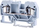 Tracon Fázisvezető ipari sorozatkapocs, rugós, sínre, szürke, 800V 32A 0.08-4 mm2 2P (TSKC4) (TSKC4)