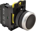 Tracon Egyszerű nyomókapcsoló, fekete, 1×NO, 5A/230V AC-15, IP65 (NYK3-BK) (NYK3-BK)
