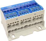 Tracon Fővezetéki leágazó sorkapocs nyitható fedéllel, 4x35(25)mm2 / 3x5x10, 3x2x25 / 4x16, 6x25mm2, 690VAC/DC, 125A (FLSO35-4P) (FLSO35-4P)