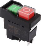 TRACON Relés biztonsági kapcsoló, bepattintható, fekete kerettel, 4PIN, 230VAC, 12A/AC3, IP54, 6, 3x0, 8 (SSTM-03) (03)