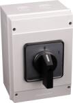 TRACON Tokozott közvetlen motorkapcsoló, BE-KI, 400V, 50Hz, 160A, 37kW, 88×88mm, IP65 (TKM-16/QT65) (TKM-16/QT65)