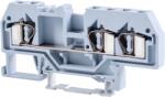 Tracon Fázisvezető ipari sorozatkapocs, rugós, sínre, szürke, 800V 32A 0.08-4 mm2 3P (TSKC4/3) (TSKC4/3)