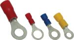 Tracon Szigetelt szemes saru, ónozott elektrolitréz, sárga, 25mm2, M5, (d1=7, 7mm, d2=5, 3mm), PVC (SSZ25-5) (SSZ25-5)
