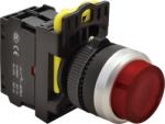 Tracon Világító nyomókapcsoló, kiálló, piros, 1×NC, 5A/230V AC-15, IP42, LED 230V AC/DC (NYK3-HLR) (NYK3-HLR)