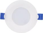 TRACON Kompakt beépíthető LED mélysugárzó SAMSUNG chippel, 230 VAC, 3W, 240 lm, D=90 mm, 4000 K, IP20, EEI=G (LED-DLS-3NW) (LED-DLS-3NW)
