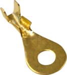 Tracon Sajtolható szigeteletlen szemes saru, sárgaréz, 1-2, 5mm2, M4 (HSZ4) (HSZ4)