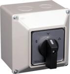 TRACON Tokozott közvetlen Y-D motorkapcsoló, 400V, 50Hz, 32A, 11kW, 64×64mm, IP44 (TKM-32/CT) (TKM-32/CT)