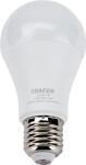 TRACON Gömb burájú LED fényforrás SAMSUNG chippel, 230V, 50Hz, 12W, 4000K, E27, 1180 lm, 200°, A60, SAMSUNG chip, EEI=F (LAS6012NW) (LAS6012NW)