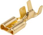 Tracon Szigeteletlen rátolható csatlakozó hüvely, sárgaréz, 6, 3×0, 8mm, 4-6mm2 (CSH6-2) (CSH6-2)