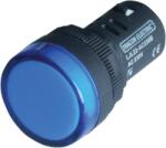 Tracon LED-es jelzőlámpa, kék, 48V AC/DC, d=22mm (LJL22-BD) (LJL22-BD)