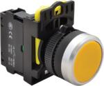 Tracon Egyszerű nyomógomb, sárga, 1×NO, 5A/230V AC-15, IP65 (NYG3-Y) (NYG3-Y)
