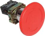 Tracon Tokozott reteszelt gombafejű vészgomb, piros, elfordítással, 1×NC+1×NO, 3A/400V AC, IP44, d=40mm (NYGBS8445PT) (NYGBS8445PT)