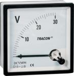 TRACON Analóg egyenáramú voltmérő, 96x96mm, 30V DC (DCVM96-30) (DCVM96-30)