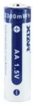XTAR 14500 2000mAh 3300mWh HR6 1, 5V Li-ion ceruza akkumulátor AA tölthető elem (Xtar-14500-3300mWh) - akkuforras