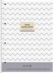 Shkolyaryk Publishing House Spirálfüzet, kockás, A4+, 80 lap, SHKOLYARYK "MAKE SOME NOTE", vegyes (A4-080-6505K)