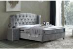 ABC Bedding Visco Lux Grey kárpitozott ágyneműtartós ágy matraccal 200x200