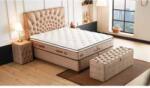 ABC Bedding Ocaliptus kárpitozott ágyneműtartós ágy matraccal 90x200
