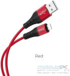 hoco. cable USB A to Lightning 2, 4 X38 1 m red