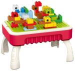 Creative Masuta de joaca multifunctionala 2 in 1, cu 50 piese, pentru copii, 35x26x20 cm, rosu/albastru (TOYS-188T-11)