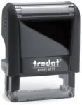 TRODAT Bélyegző TRODAT Printy 4.0 4911 eco-fekete ház piros párna (4911F/P) - papir-bolt