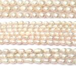 Perle de Cultura Albe Baroc 8-18 x 8-11 mm - Piatra Elegantei Divine - Margele Bijuterii
