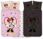  Disney Minnie Heart sötétben világító gyerek, ovis ágyneműhuzat 100x135cm, 40x60cm (BRM019621) - oliviashop