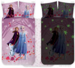 Disney Jégvarázs Purple sötétben világító gyerek, ovis ágyneműhuzat 100x135cm, 40x60cm (BRM019584) - oliviashop