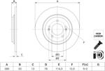 Bosch Disc frana BOSCH 0 986 479 J97 (0 986 479 J97) - automobilus