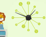 4 Decor Sticker Ceas Papadie