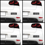 4 Decor Sticker auto - Amuzant (pachet)