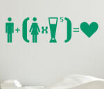 4 Decor Sticker Ce este iubirea? - beestick-deco - 146,00 RON