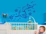 4 Decor Sticker Delfin cu stele de mare - beestick-deco - 189,00 RON
